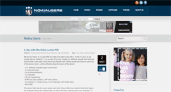 Desktop Screenshot of nokiausers.net