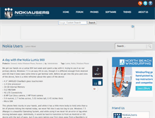 Tablet Screenshot of nokiausers.net